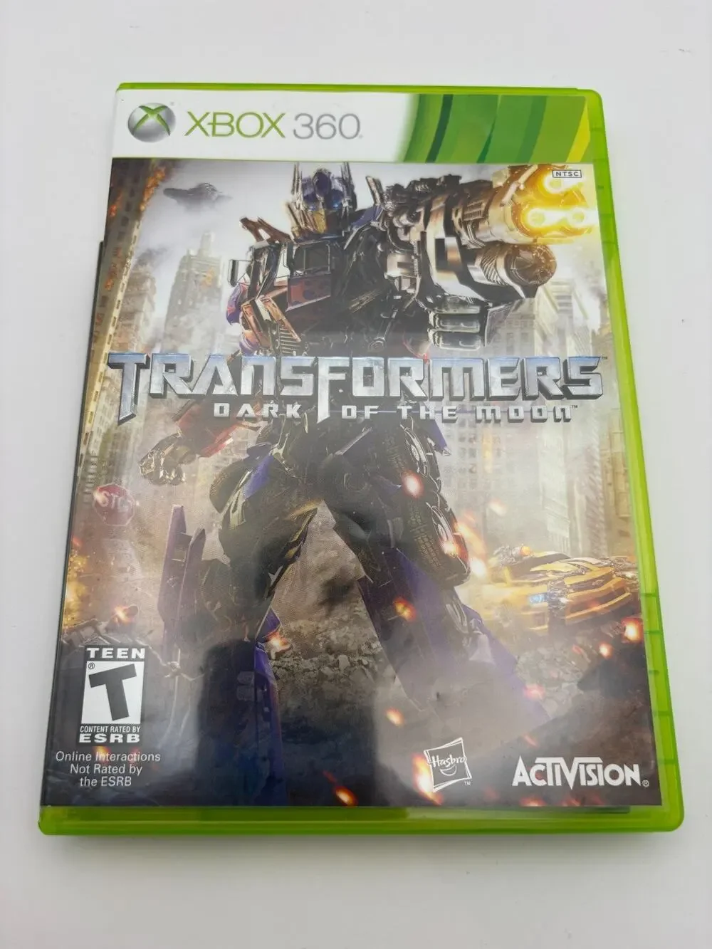 Transformers Dark of the Moon Xbox 360 CIB Case Manual Disc Clean Tested Game